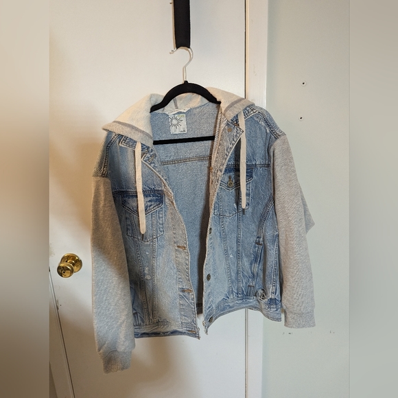 OFFLINE By Aerie Hooded Denim Jacket - Picture 2 of 6
